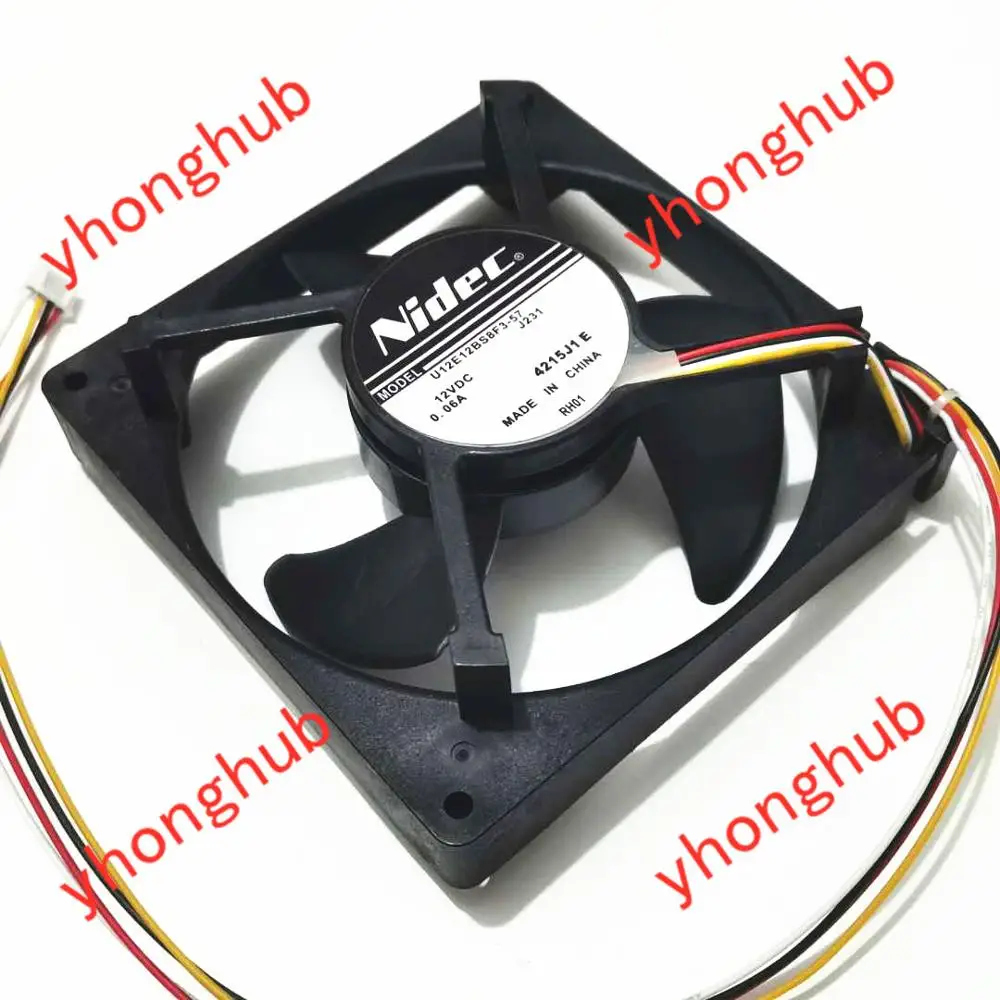 Вентилятор охлаждения сервера Nidec U12E12BS8F3 57 J232 J231 DC12V 0.06A 125x125x35 мм|Кулеры и системы