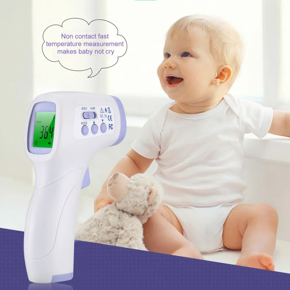 

NEW Handheld Portable Non-contact infrared forehead temperature gun High Precision Thermometer Temperature Meter DROPSHIPPING