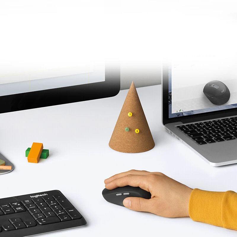 Беспроводная Bluetooth Мышь Logitech M590 фотоэлектрическая беззвучная перекрестная