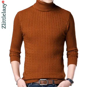 Свитер Мужской трикотажный, зимний, теплый, 2021