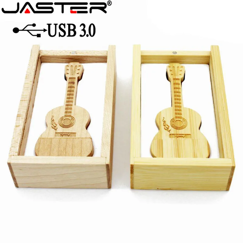 Корабль USB 3 0 деревянный Гитары + Подарочная коробка флэш-накопитель 4 Гб