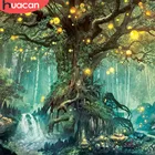 Алмазная вышивка HUACAN пейзаж Алмазная картина волшебное дерево полное сверло квадратное DIY Украшение домашняя мозаика мечта