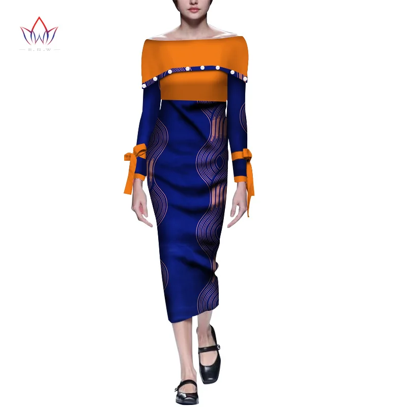 Одежда для работы/вечерние женщин африканские платья Дашики хлопковая одежда с