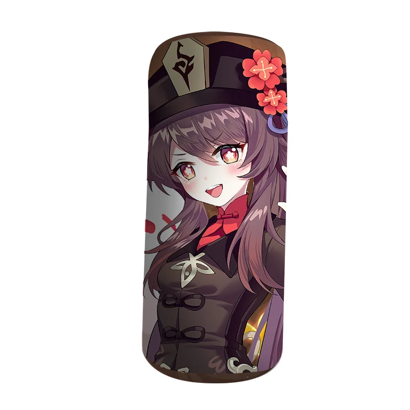 

Плюшевая короткая кукла-подушка Hu Tao из игры Genshin Impact, милые игрушки, аниме, для мужчин, женщин, для студентов, диванная подушка с героями муль...