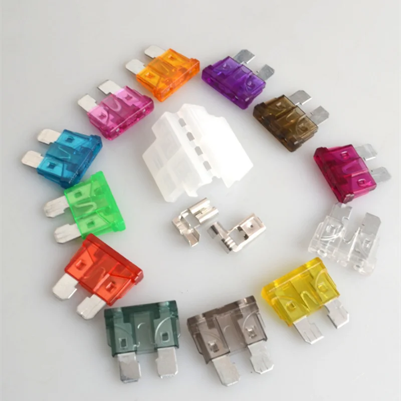 10 комплектов автомобильный Стандартный Средний держатель предохранителя +