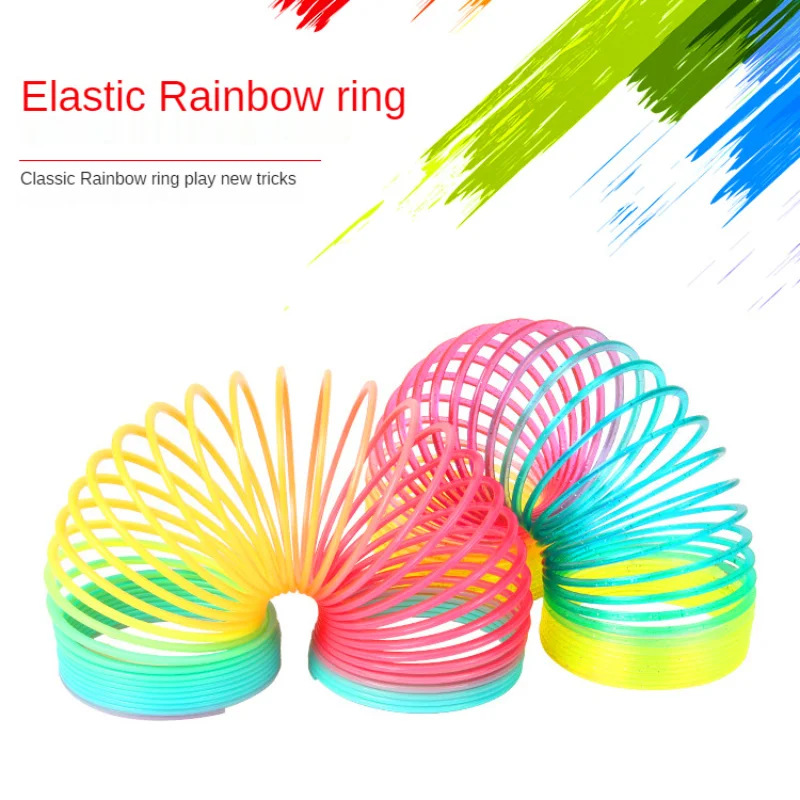 Радужные весенние игрушки антистресс забавная игра складные пластиковые
