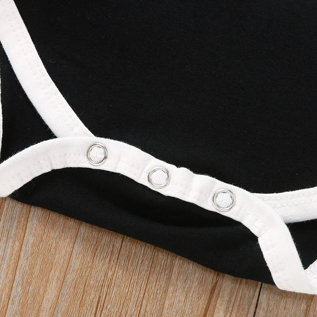 Новая детская одежда на Хэллоуин комбинезон с короткими рукавами и принтом