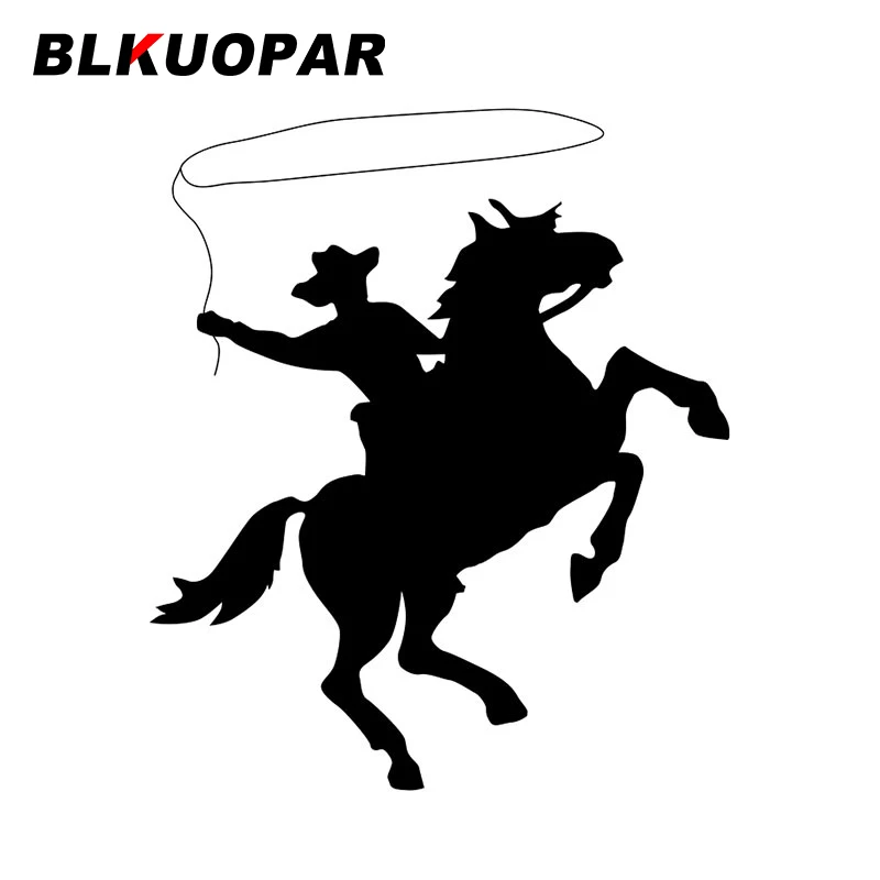 Автомобильная наклейка с ковбойским силуэтом BLKUOPAR индивидуальная