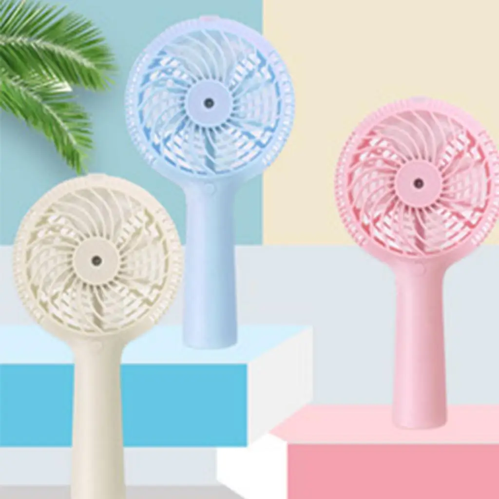 

Portable Misting Fan Mini Handheld Cooling Fan Travel Water Mist Spray USB Rechargeable Air Conditioning Humidfiying Spray Fans