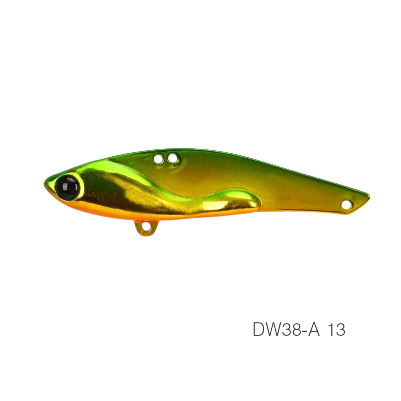 DW38-A-13 TSURINOYA для рыбалки заброса приманки, блесна металлическая DW38-A 70 мм 18 г на дальние расстояния бас наживка Тройной крюк искусственные приманки 13 Цветов - Цвет: DW38-A-13