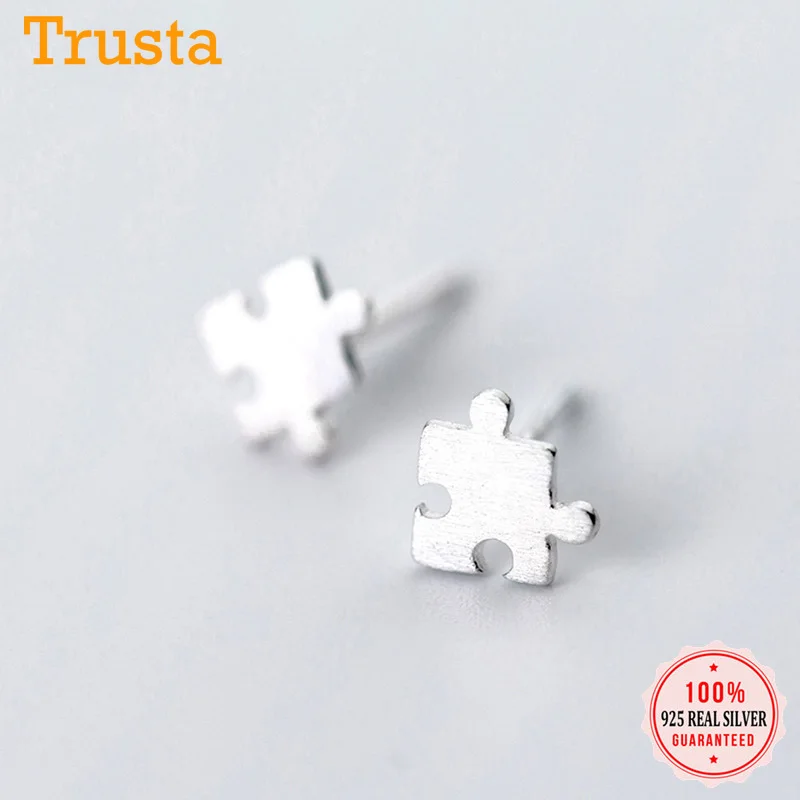 TrustDavis настоящие 925 стерлингового серебра модные крошечные креативные