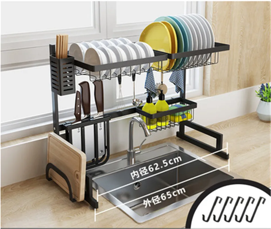 Многофункциональная стойка сушилка для посуды из нержавеющей стали