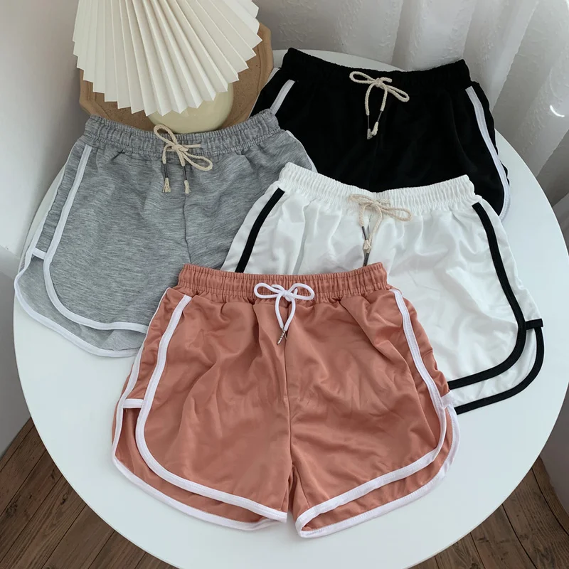 Настоящий корейский стиль ощущение дизайна нерегулярные широкие шорты Rac |