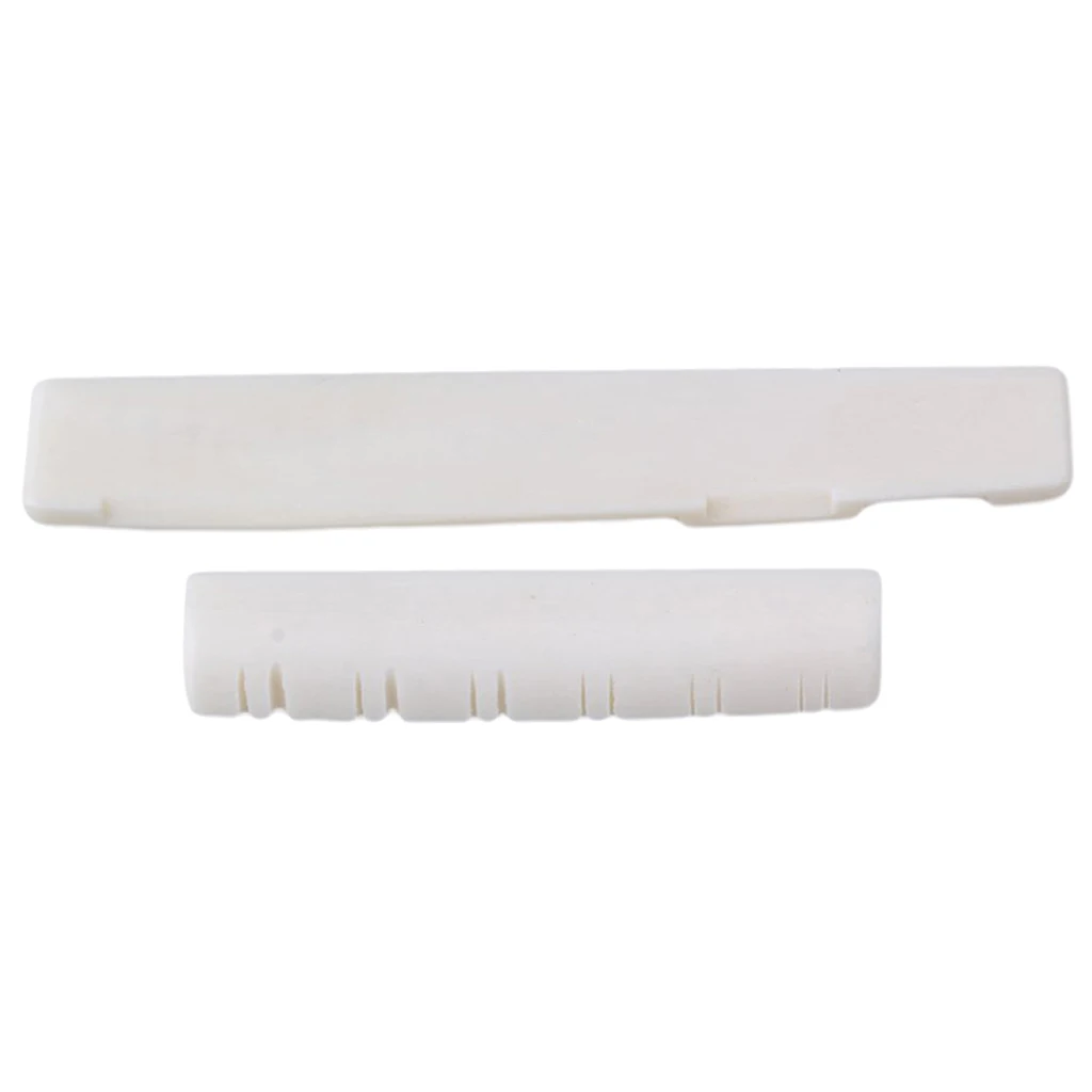 

1Set String Instrument 12-String Acoustic Guitar Saddle Nut Bone Replacement