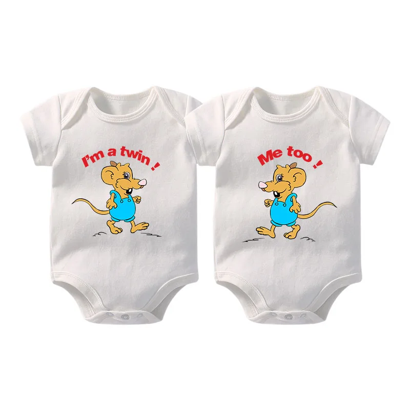 YSCULBUTOL I AM A TWIN ME TOO/детская одежда Детский костюм-двойка костюм для душа Подарки |