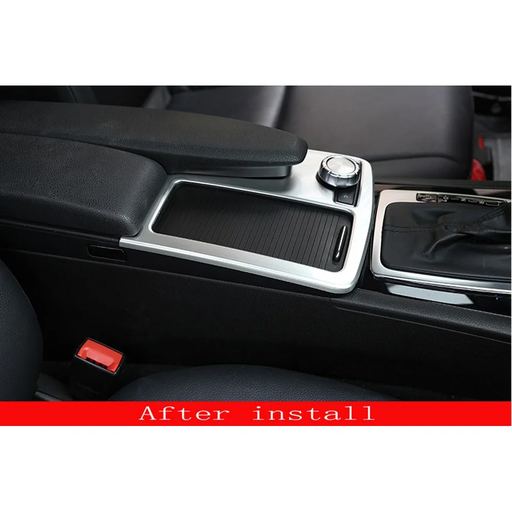 Для Mercedes Benz C Class W204 2008-2014 Автомобильная центральная консоль ABS подстаканник рамка