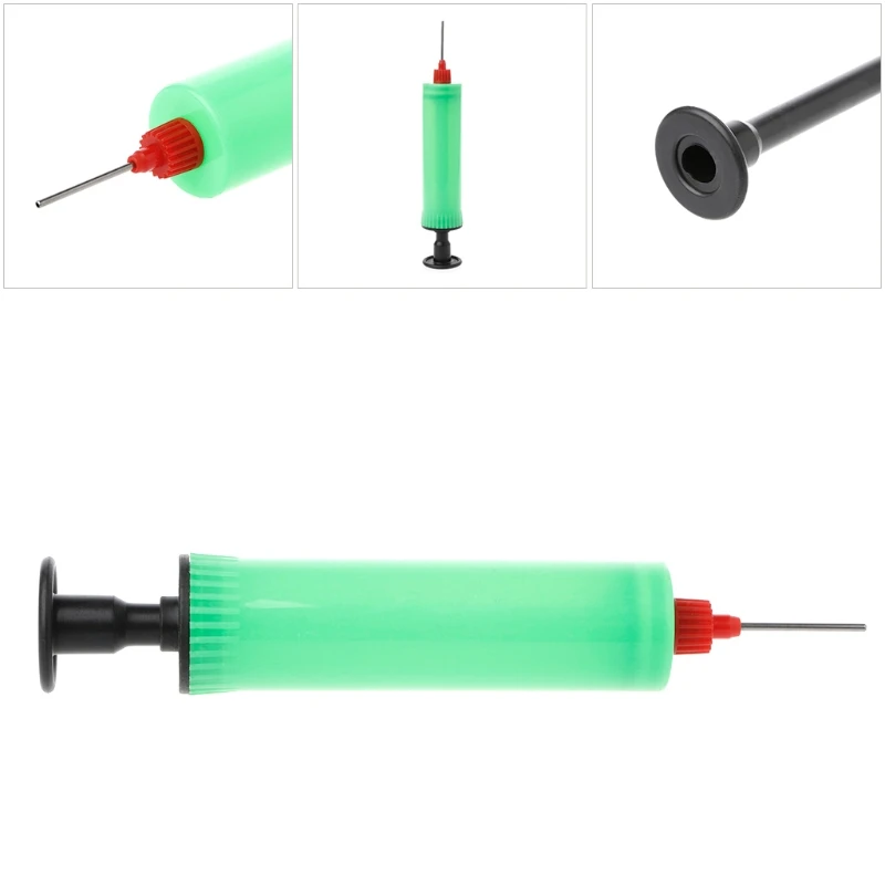 

Hand Air Pump Inflator with Needle For Footbal Basketball Sports Soccer Ball 87HF