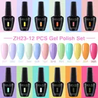NAILCO 12 шт. в наборе цветной гель для ногтей лак для ногтей Полупостоянный УФ-лак для ногтей принадлежности для профессионального дизайна ногтей