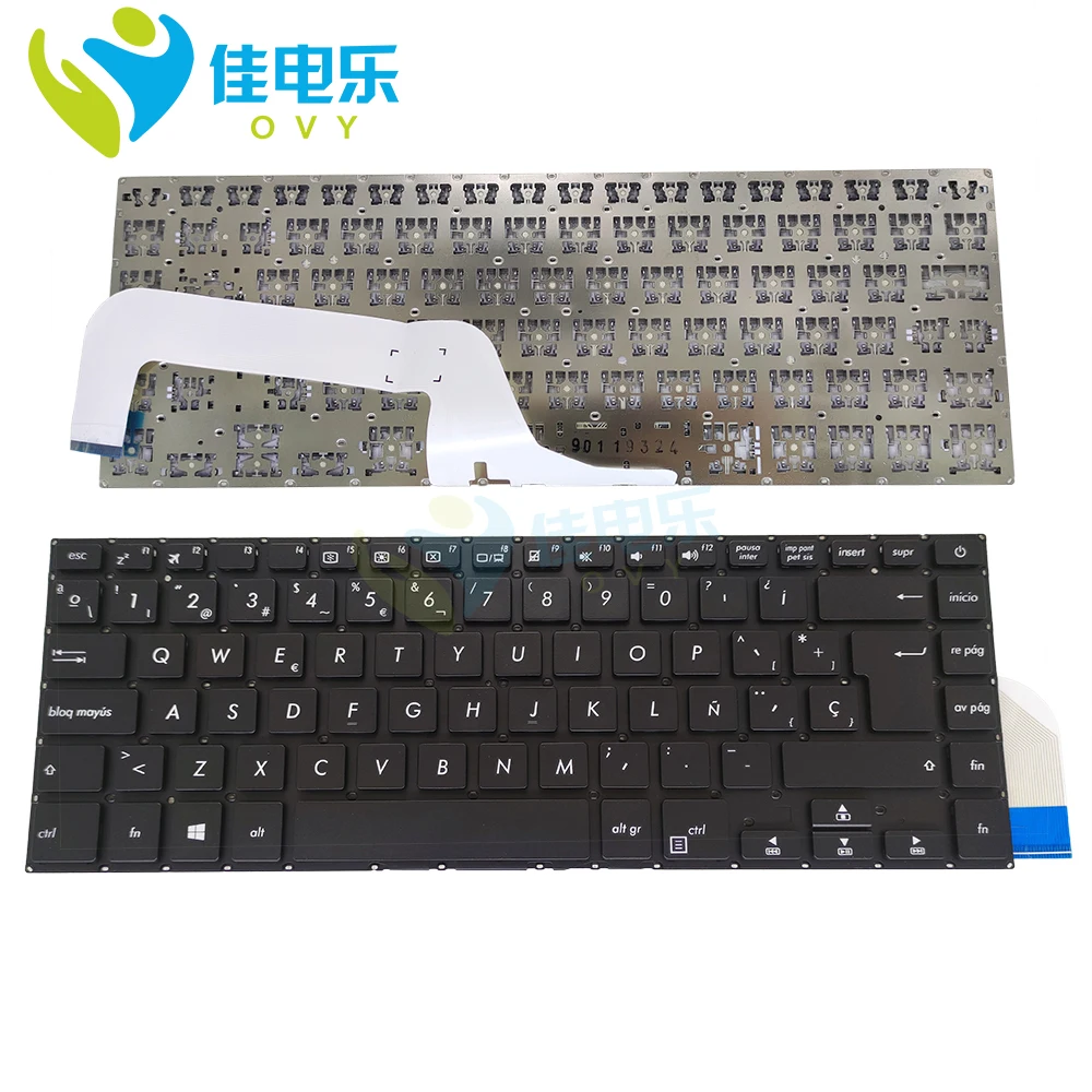 Сменные клавиатуры OVY SP для ASUS vivobook 15 X505 X505BA RB94 X505BP X505ZA ES испанская черная