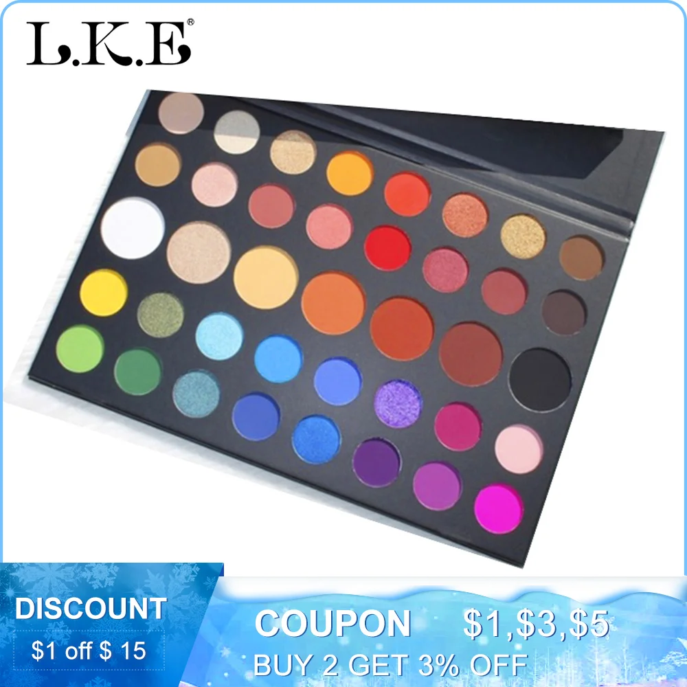 JAMESEye Shadow Макияж 39 цветов набор включает Тени для век Косметика макияжа