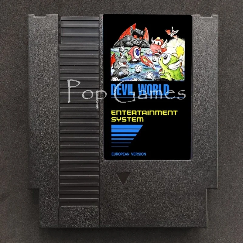 

Devil World 72 Pin Game Cartridge For 8-bit Video Game Console Regio Free English Language