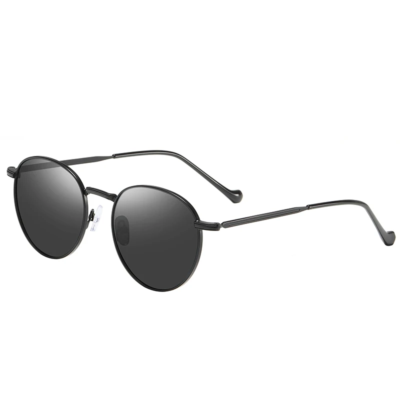 Мужские и женские круглые солнцезащитные очки поляризационные для вождения