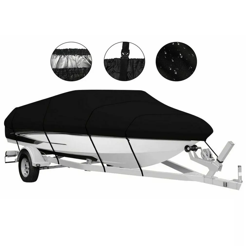

210D Oxford Cloth Sun Protection And UV Protection V-type Waterproof Boat Cover Waterproof And Breathable Yacht Cover