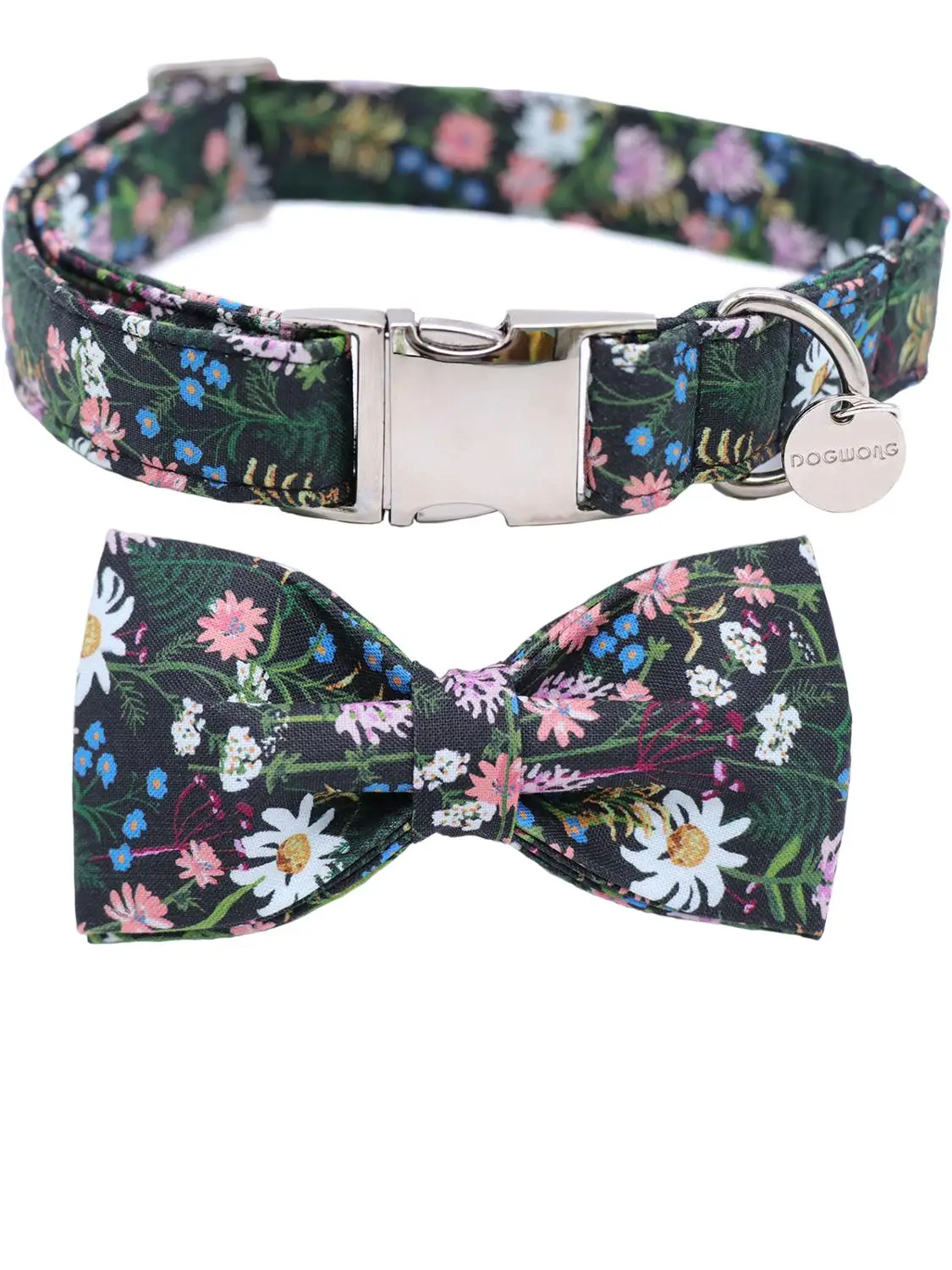 

Daisy Dog Collar Flower Dog Collar Pet Puppy Designer Product Dog &Cat Necklace Pink Dot XS-XL