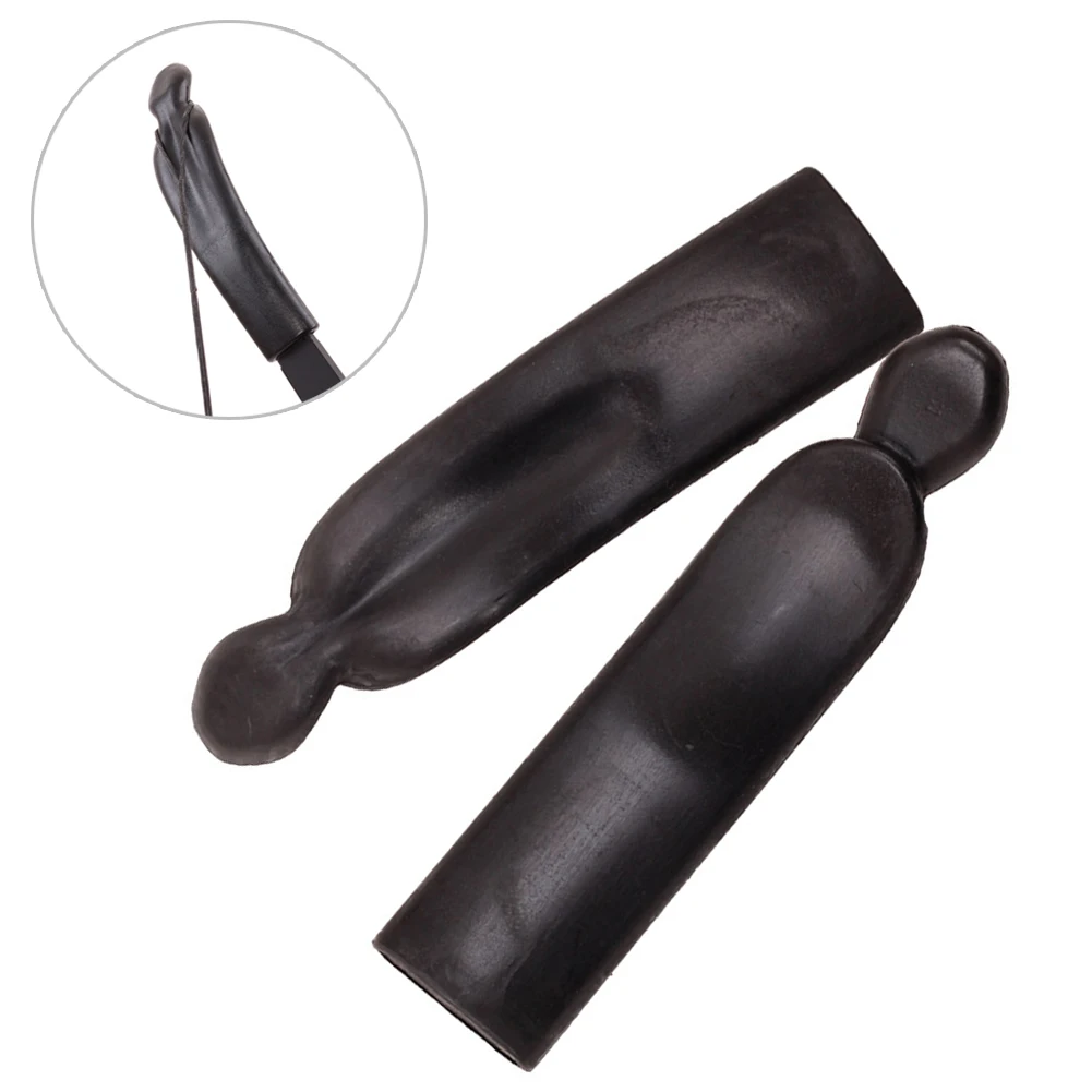 

Reinforced Nylon Bow Tip Protector Cover Black Guard 2 Pack Wear resistant