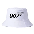 Панама с героями фильма Джеймс Бонд 007 для мужчин и женщин, Модная хлопковая шапка в стиле Харадзюку, плоская уличная рыболовная Кепка