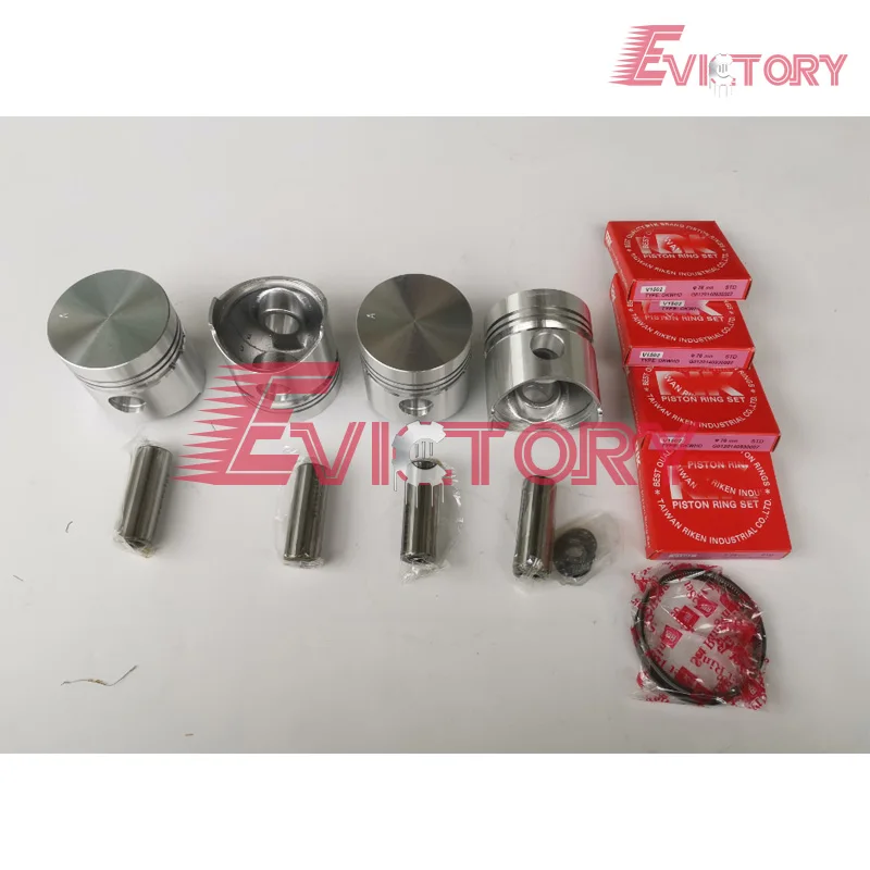 

For kubota V1502 rebuild kit piston and piston ring set for bobcat