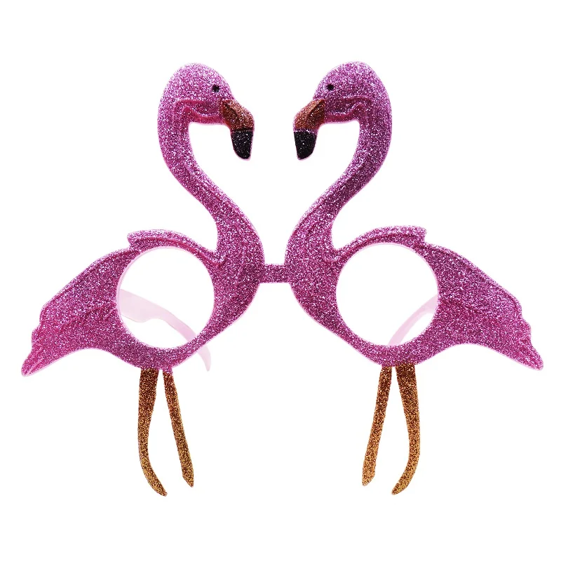 Flamingo 2 1 шт. Гавайские Вечерние Розовые Очки Фламинго Новинка на день рождения Фламинго солнцезащитные очки девичник вечерние принадлежности - Цвет: Flamingo 2