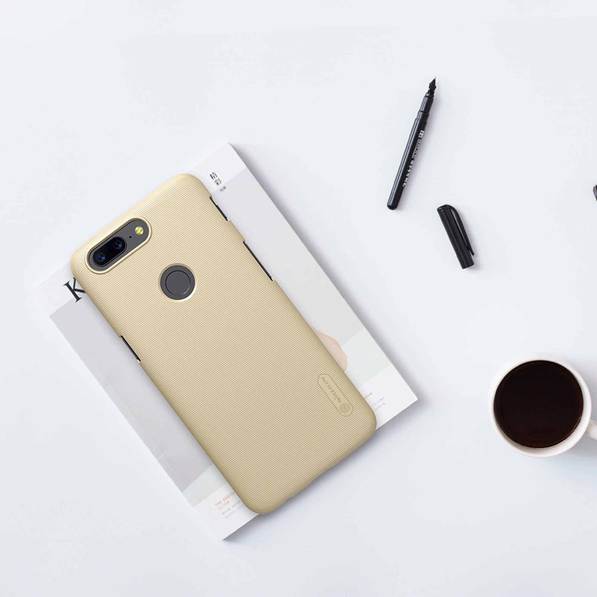 Чехол для Oneplus 5T чехол NILLKIN Super Frosted Shield матовая задняя крышка чехол с подарком