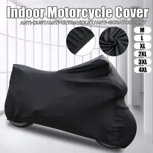 6 size motorcycle cover stretch dustproof sunproof indoor outdoor uv dust proof scratches polyester bike protector m 4xl free global shipping