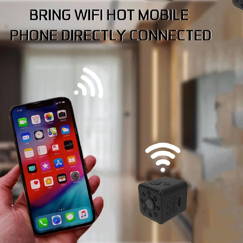 Мини Wi Fi камера SQ23 носимая наружная для тела шпионская Маленькая секретная
