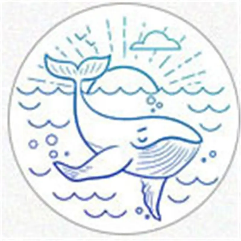 

500+ Patterns Wax Seal Stamp Retro Wood Stamp Kits Replace Copper Head-Whale Series