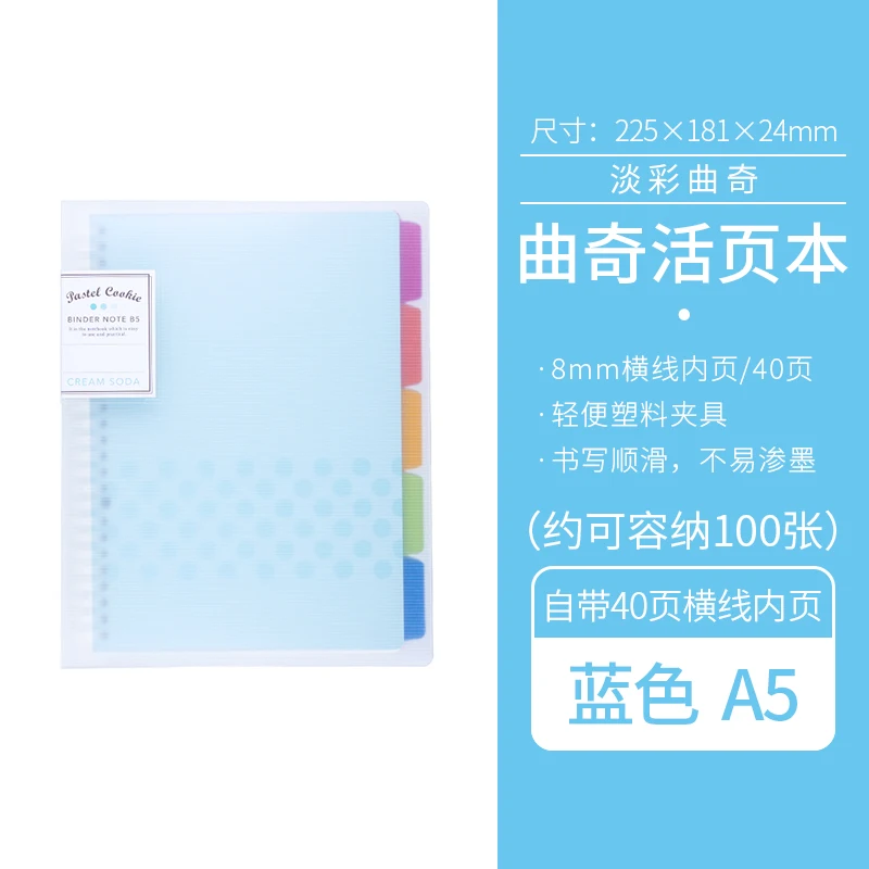 

Блокнот KOKUYO Lambency Series А5 синего цвета