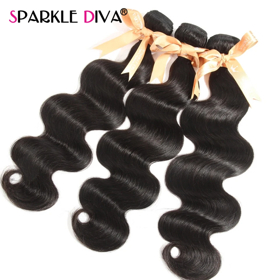 Волнистые бразильские волосы плетенные пряди 28 30 32 дюйма Remy человеческие 1/2 шт.