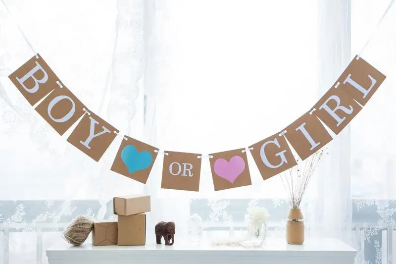 Баннер для детского дня рождения с надписью It's A Girl/Boy|decorative decorative|decoration partydecoration