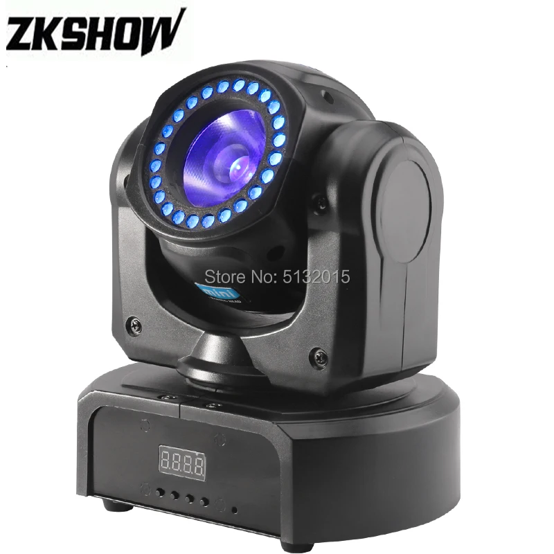 80 Вт RGBW светодиодный карманный переносное потолочное освещение мини DVI 24+ 1 Pro звуковое оборудование для сценического освещения для вечерние костюм Go-Go диско-паб