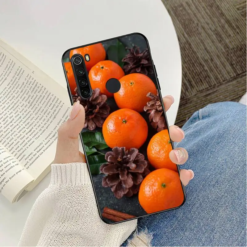 

Yinuoda Summer vegetables and fruits Silicone Black Phone Case For Redmi K20 Note 5 7 7a 6 8 Pro note 8T 9 Xiaomi Mi 8 9 SE
