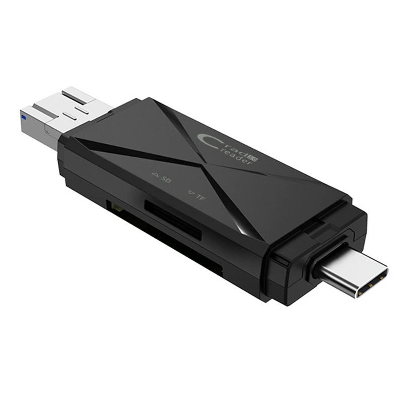 

SD Card Reader USB 2.0 Micro-USB Type C Card Reader SD Memory Card Reader for Micro-SD TF USB Type-C Cardreader