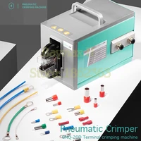 gnq 20d pneumatic crimping tool crimp machine for kinds terminal with 4 die sets option up to 16mm%c2%b2