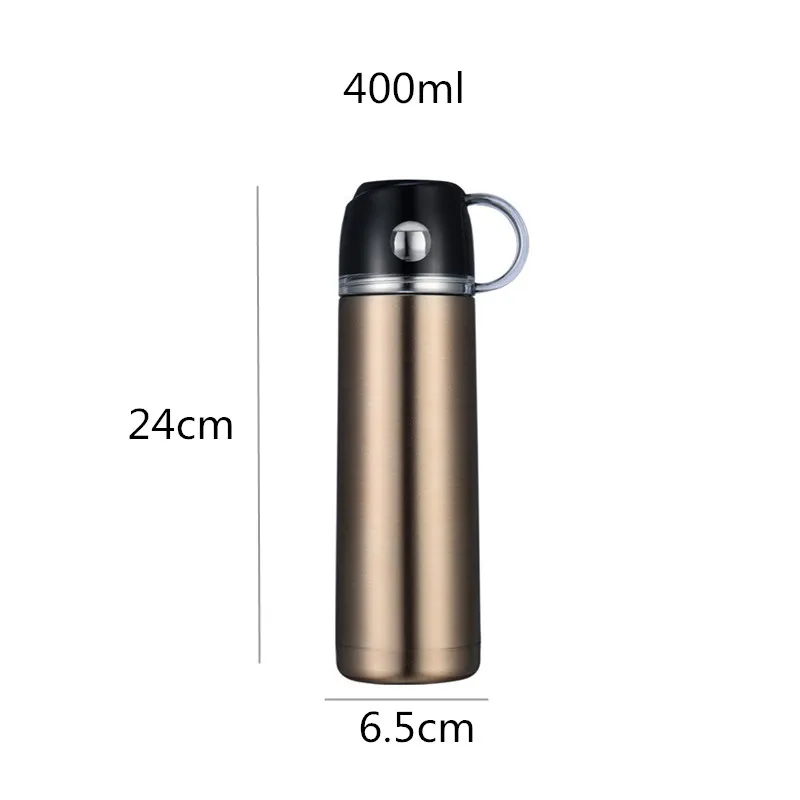 Вакуумная чашка 400 мл термос из нержавеющей стали 18/8 фляжки бутылка для воды