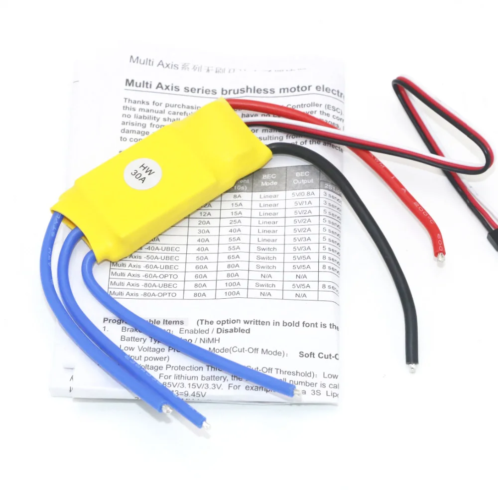 A2212 1045 кв A2208 бесщеточный мотор с внешним ротором + 30A ESC пропеллер (1 пара) набор