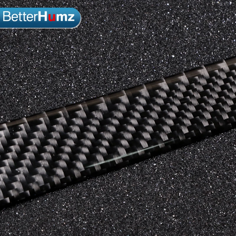 

Betterhumz car interior accessories Carbon Fiber Dashboard Decoration Trim Strip Stickers car For Audi A4 A5 2017- Car styling
