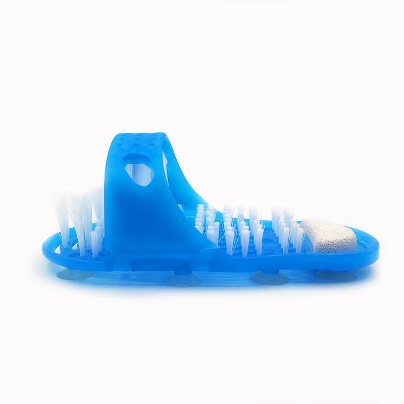 

Plastic Bath Shower Feet Massage Slippers Bath Shoes Brush Pumice Stone Foot Scrubber Spa Shower Remove Dead Skin Foot Care Tool