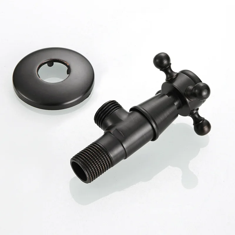 

Two-Way Triple-cornered Valve, Brass Faucet Interface, Bathroom Hot and Cold Water Sealing Valve Bathroom Accessories