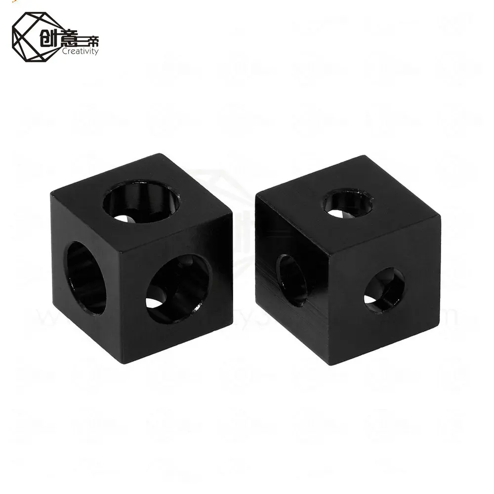 Части 3D принтера 2020 алюминиевый блок кубическая Призма соединительный диск