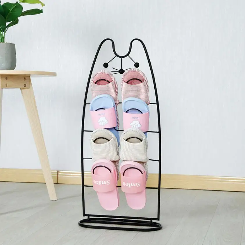 

Bathroom slipper rack simple living room bathroom toilet hanging shoe rack landing space saving shoe storage rack